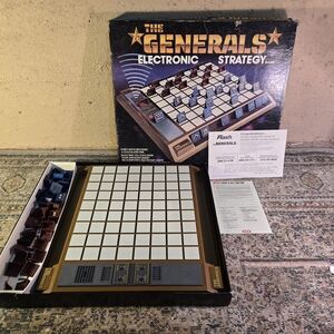 VINTAGE 1980 IDEAL THE GENERALS ELECTRONIC STRATEGY  Complete Tested And Works